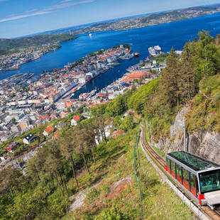 Uitzicht vanaf Mount Floyen, Bergen