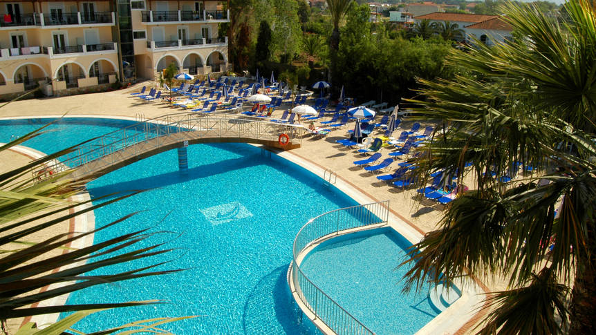Majestic Spa Hotel, Laganas, Zakynthos, Griekenland, De Jong Intra Vakanties Majestic Spa Hotel