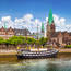 Bremen en de Weser rivier