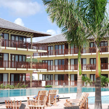 Diverse kamers bij het zwembad LionsDive Beach Resort Curaçao