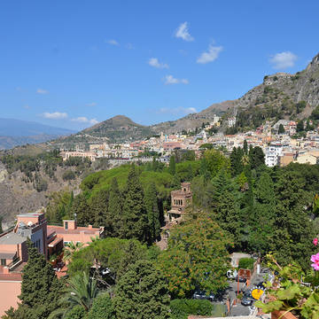 Uitzicht op Taormina Taormina Park Hotel