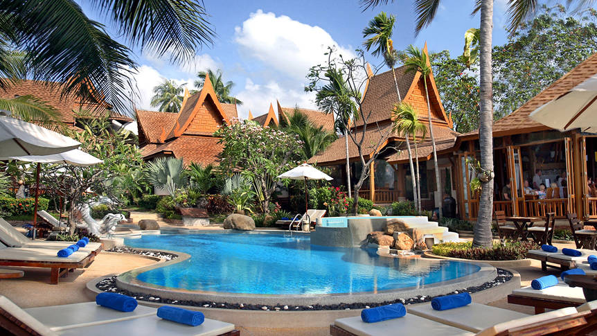 Zwembad Thai House Beach Resort