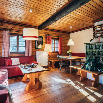Voorbeeld kamer Slow Travel Resort Kirchleitn