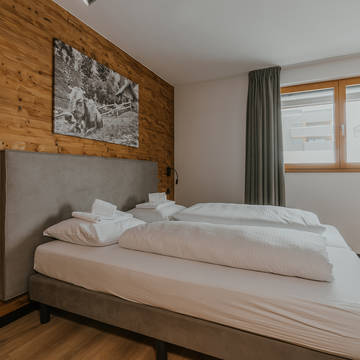 Slaapkamer Type B Alpin Resort Montafon