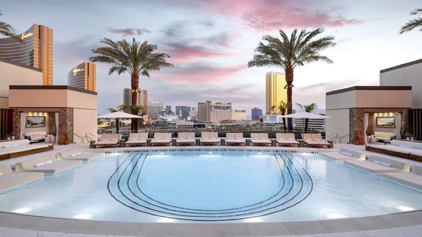Zwembad Conrad Las Vegas at Resorts World