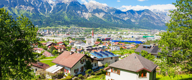 Uitzicht op Innsbruck