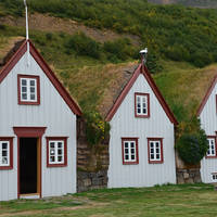 Thingvellir National Park - Witte huisjes