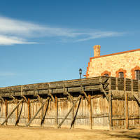 Historische gevangenis in Laramie
