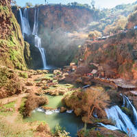 De watervallen van Ouzoud 