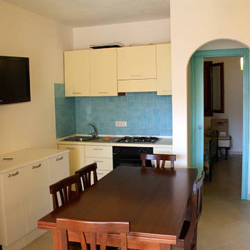 Voorbeeld keuken 2-kamerappartement Residence Borgo di Mare