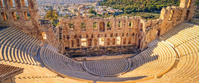 Het Dionysustheater in Athene