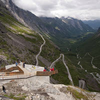 Trollstigen met uitzichtpunt - Foto: Terje Borud