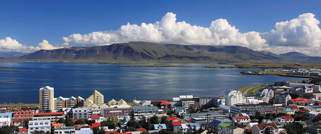 Stadsbeeld Reykjavik