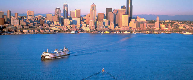 USA Seattle skyline
