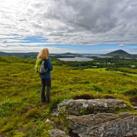 Wandelaar in Connemara