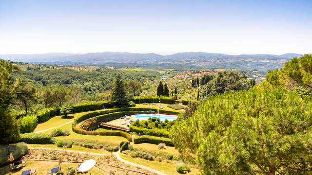 Uitzicht Villa Pitiana